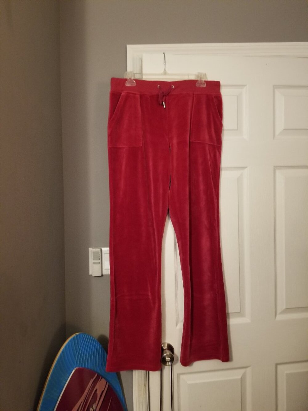 Juicy Couture Fuchsia Velour Tracksuit Pants
